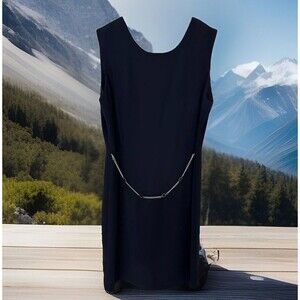 EUC Studio I Dress Women Stylish Chain‎ Belted Style# 38093 - size 14